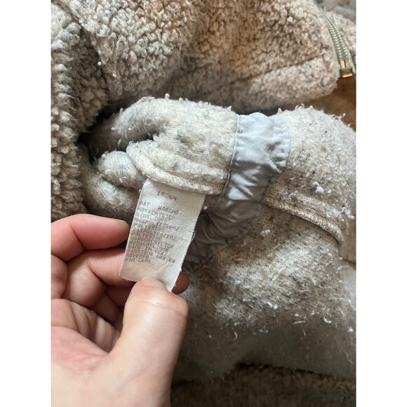 Woolrich soft sherpa hooded jacket size med - Picture 8 of 8